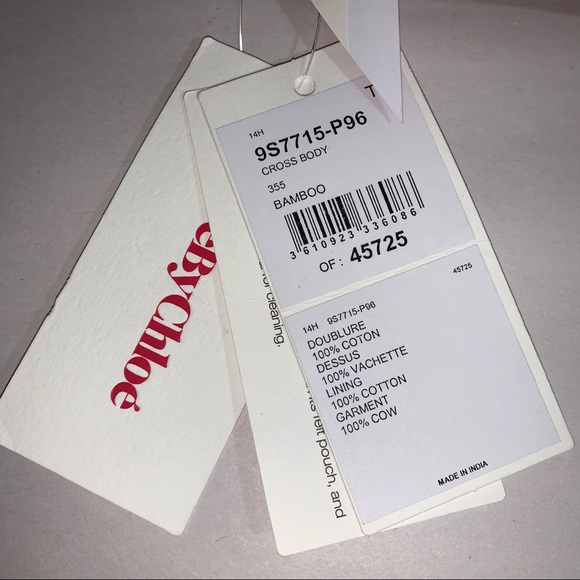 NWT auth SEE BY CHLOÉ two way bag w/authenticity card & dust bag - Picture 12 of 12